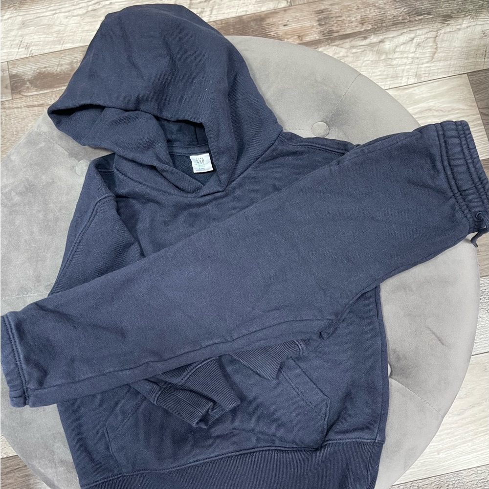 Gap Boys 3T Sweatshirt Hoodie and Sweatpants Navy.